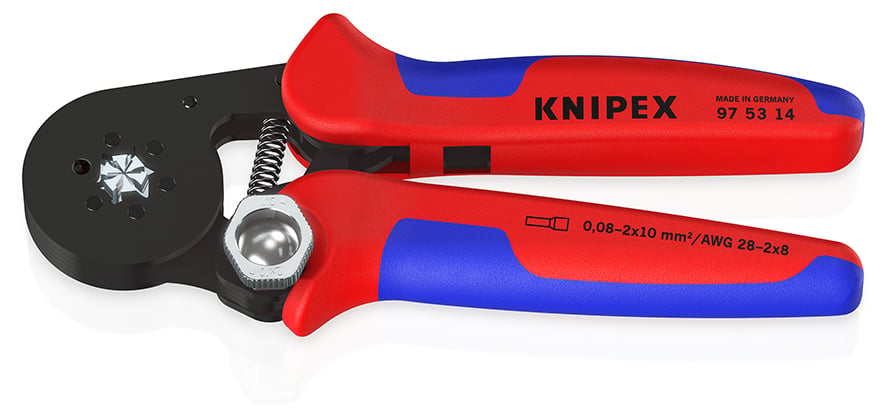 KNIPEX KNIPEX Selbsteinstellende Crimpzange für Aderendhülsen (Artikel-Nr. 97 53 14)