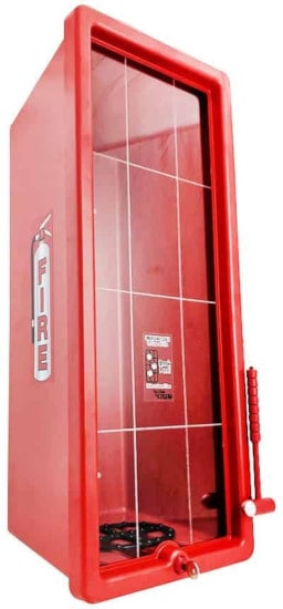 Fire extinguisher cabinet