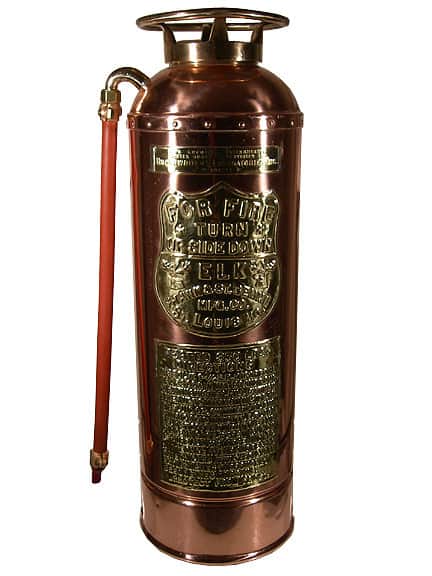 Antique fire extinguisher