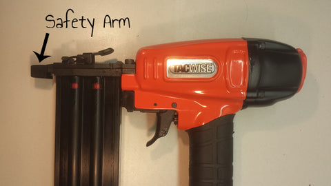 Brad Nailer Safety Arm