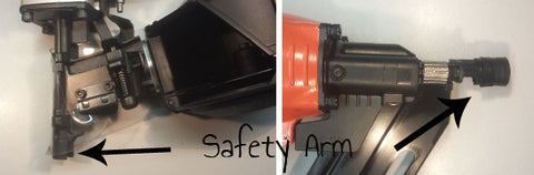 Nail Gun Safety Arm