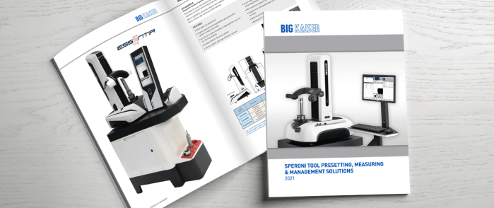 New BIG KAISER SPERONI Tool Presetting & Management catalog.