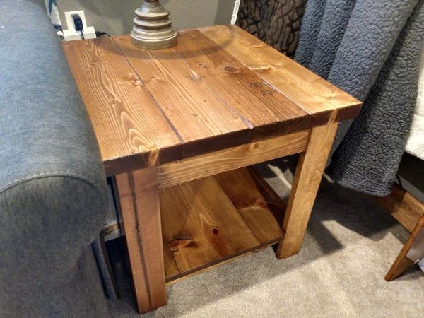 end table without breadboard ends