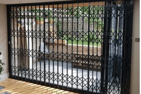 retractable security grilles