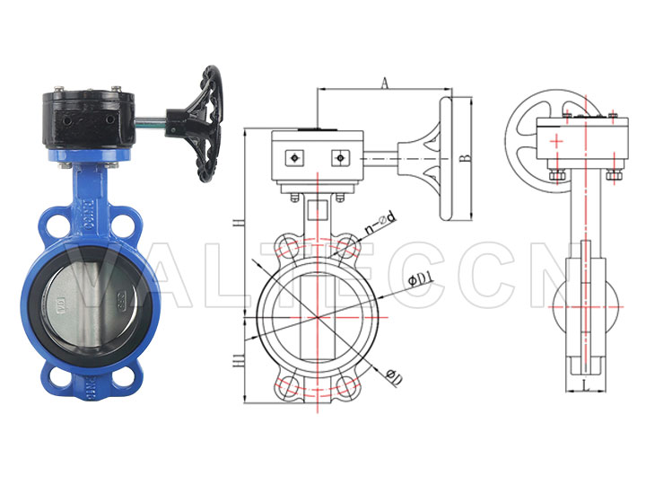 Worm Gear Butterfly Valve