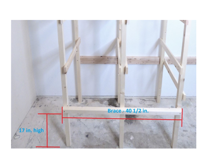 DIY Storage Unit - Brace Width and Height