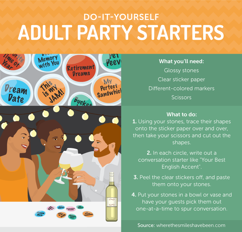 Adult Party Starters - DIY Indoor and Outdoor Party Games